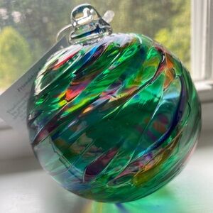 NEW Little River HotGlass Studio Friendship 4” Ball, Handcrafted In Vermont
